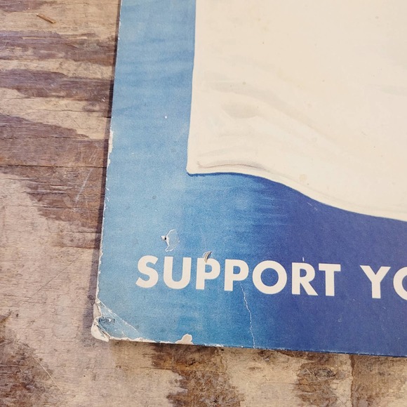 1950 WWII All May Help! Red Cross War Fund Poster Original - Picture 2 of 7